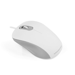 Mysz przewodowa Modecom MC-M10S SILENT optyczna, biała Modecom