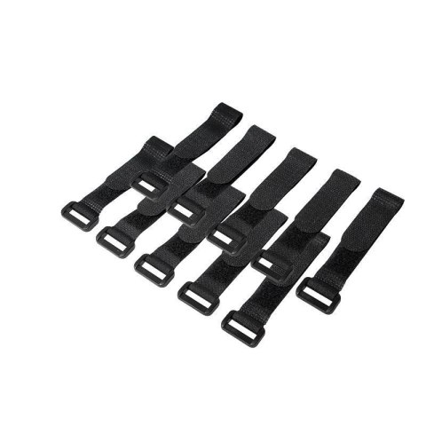 Organizer kabli LogiLink KAB0056 rzep, 10szt, czarny LogiLink Organizer kabli LogiLink KAB0056 rzep, 10szt, czarny LogiLink