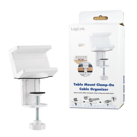 Organizer kabli LogiLink KAB0067 montowany do biurka LogiLink Organizer kabli LogiLink KAB0067 montowany do biurka LogiLink