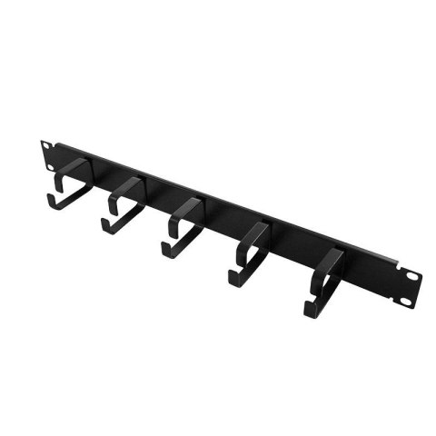 Organizer kabli LogiLink OR101B Rack 19" 1U, stalowy, czarny LogiLink Organizer kabli LogiLink OR101B Rack 19" 1U, stalowy, czarny LogiLink
