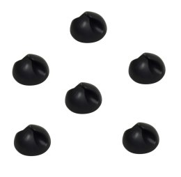 Organizer na kable Msonic MLX2317 6 sztuk czarne Msonic