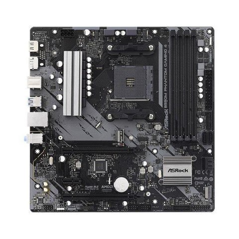 Płyta ASRock B550M Phantom Gaming 4 /AMD B550/DDR4/SATA3/M.2/USB3.0/PCIe4.0/AM4/mATX ASRock Płyta ASRock B550M Phantom Gaming 4 /AMD B550/DDR4/SATA3/M.2/USB3.0/PCIe4.0/AM4/mATX ASRock