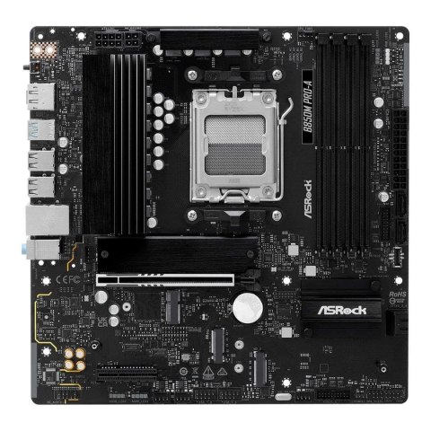 Płyta ASrock B850M Pro-A /AMD B850/DDR5/SATA3/M.2/USB3.1/PCIe5.0/AM5/mATX ASRock Płyta ASrock B850M Pro-A /AMD B850/DDR5/SATA3/M.2/USB3.1/PCIe5.0/AM5/mATX ASRock