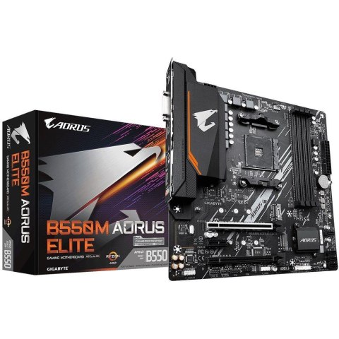 Płyta Gigabyte B550M AORUS ELITE /AMD B550/DDR4/SATA3/M.2/USB3.1/PCIe4.0/AM4/mATX Gigabyte Płyta Gigabyte B550M AORUS ELITE /AMD B550/DDR4/SATA3/M.2/USB3.1/PCIe4.0/AM4/mATX Gigabyte