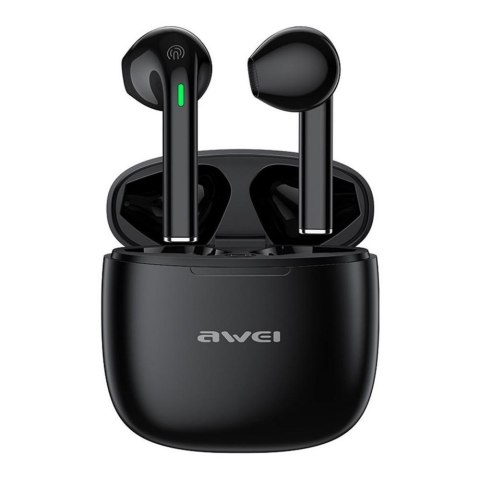 Słuchawki z mikrofonem Awei T26 Pro TWS Bluetooth + stacja dokująca - czarne AWEI Słuchawki z mikrofonem Awei T26 Pro TWS Bluetooth + stacja dokująca - czarne AWEI