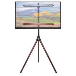 Stojak podłogowy Techly 32''-65'', 35kg Tripod Drewno Techly