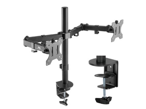 Uchwyt biurkowy na 2 monitory Maclean MC-884 17-32" 2x 8kg (max 16kg) VESA 75x75, 100x100 Maclean Uchwyt biurkowy na 2 monitory Maclean MC-884 17-32" 2x 8kg (max 16kg) VESA 75x75, 100x100 Maclean