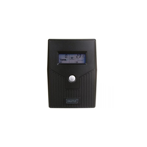 Zasilacz awaryjny UPS DIGITUS Line-Ineractive LCD 800VA/480W, 1x12V/9Ah, AVR, 2x Schuko CEE 7/3, 2x RJ11, 1x USB 2.0 typ B Digitus Zasilacz awaryjny UPS DIGITUS Line-Ineractive LCD 800VA/480W, 1x12V/9Ah, AVR, 2x Schuko CEE 7/3, 2x RJ11, 1x USB 2.0 typ B Digitus