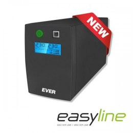 Zasilacz awaryjny UPS Ever Line-Interactive EASYLINE 850 AVR USB RJ-11 LCD Bl Ever