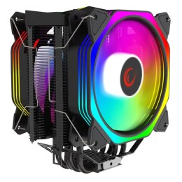 Chłodzenie CPU Rampage OCTAGONC60-BLACK LGA1700/AM5 1800RPM 2x 120mm ARGB PWM Rampage