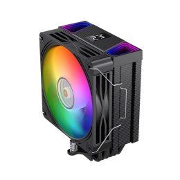 Chłodzenie CPU Rampage OCTAGONC70-BLACK LGA1700/AM5 LCD wentylator infinity 120mm ARGB biały PWM Rampage