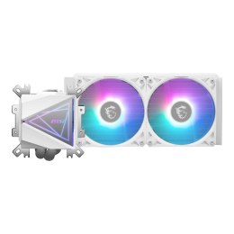 Chłodzenie wodne MSI MAG CORELIQUID I240 WHITE ARGB 2x120mm MSI