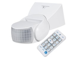 Czujnik ruchu na podczerwień Maclean MCE241 z pilotem IP65, max 800W (żarówka), max 1200W (LED) Maclean