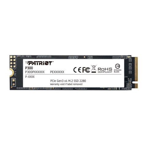 Dysk SSD Patriot P300 128GB M.2 2280 PCIe NVMe (1600/600 MB/s) Patriot Memory