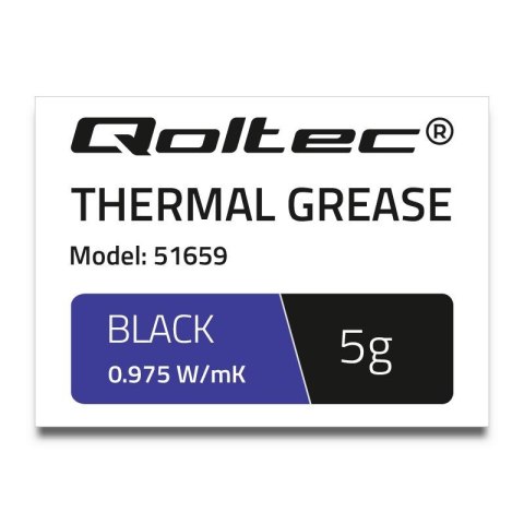 Klej termoprzewodzący Qoltec 0.975 W/m-K | 5g | Biały Qoltec Klej termoprzewodzący Qoltec 0.975 W/m-K | 5g | Biały Qoltec