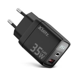 Ładowarka sieciowa Xblitz XC1 GaN3 PD35W USB-C+USB-A Xblitz