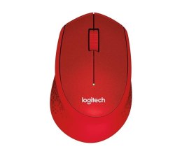 Mysz bezprzewodowa Logitech M330 Silent Plus optyczna czerwona Logitech
