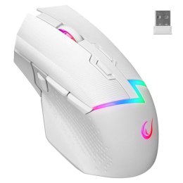 Mysz bezprzewodowa Rampage DROPM3W Biała 10000 DPI RGB USB-C Rampage