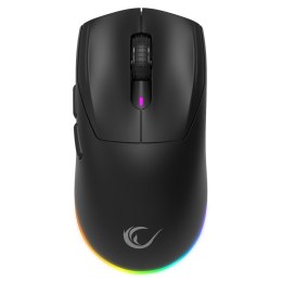 Mysz bezprzewodowa Rampage Prote M5 24000 DPI RGB LED 1K Hz czarna Rampage