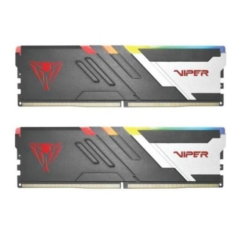 Pamięć DDR5 Patriot Viper VENOM RGB UDIMM Kit 32GB (2x16GB) 6200 MHz CL40 1,1V Patriot Memory Pamięć DDR5 Patriot Viper VENOM RGB UDIMM Kit 32GB (2x16GB) 6200 MHz CL40 1,1V Patriot Memory
