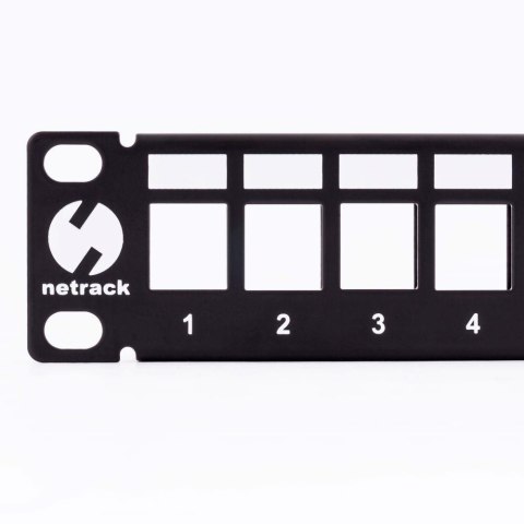 Patch panel keystone 19" 24-porty, UTP Netrack NETRACK Patch panel keystone 19" 24-porty, UTP Netrack NETRACK