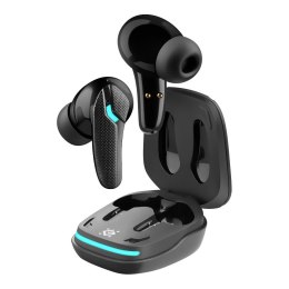 Słuchawki z mikrofonem Defender CyberDots 285 bezprzewodowe Bluetooth TWS czarne Low Latency Defender
