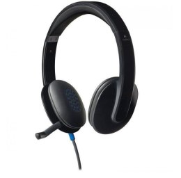 Słuchawki z mikrofonem Logitech H540 USB czarne Logitech