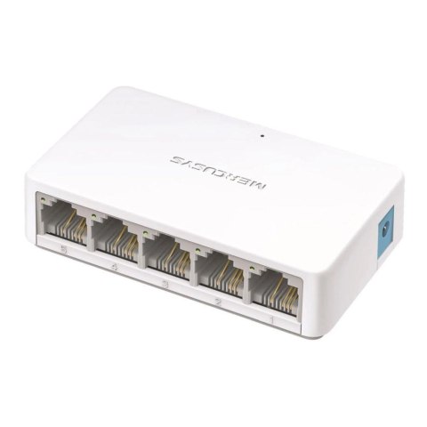 Switch niezarządzalny Mercusys MS105 5x 10/100Mb/s MERCUSYS Switch niezarządzalny Mercusys MS105 5x 10/100Mb/s MERCUSYS