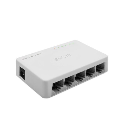 Switch niezarządzalny Qoltec przełącznik sieciowy 5 x port RJ45 | 1000Mbps | Fast Ethernet | LAN Qoltec Switch niezarządzalny Qoltec przełącznik sieciowy 5 x port RJ45 | 1000Mbps | Fast Ethernet | LAN Qoltec