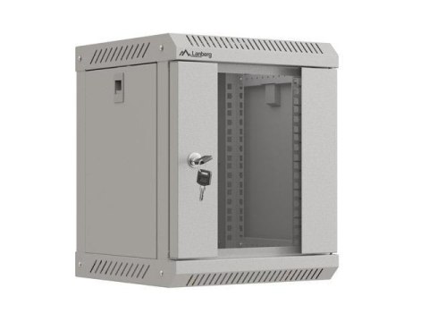 Szafa instalacyjna Rack Lanberg Wisząca 10" 6U 300x300 Drzwi przeszklone (flat pack) Szara LANBERG Szafa instalacyjna Rack Lanberg Wisząca 10" 6U 300x300 Drzwi przeszklone (flat pack) Szara LANBERG