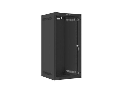 Szafa instalacyjna Rack wisząca 10" 12U 280x310mm czarna Lanberg (flat pack) LANBERG Szafa instalacyjna Rack wisząca 10" 12U 280x310mm czarna Lanberg (flat pack) LANBERG