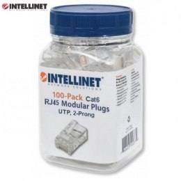 Wtyk Intellinet RJ45 8P/8C UTP Cat.6/linka 100szt. Intellinet