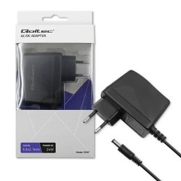 Zasilacz sieciowy Qoltec wtyczkowy 24W | 2A | 12V | 5.5*2.1 Qoltec