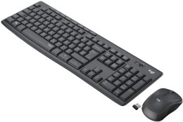 Zestaw bezprzewodowy klawiatura + mysz Logitech MK295 Silent Wireless Combo grafitowy Logitech
