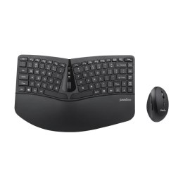 Zestaw bezprzewodowy klawiatura+mysz pionowa Perixx PERIDUO-606 C Ergonomic czarny silent Perixx